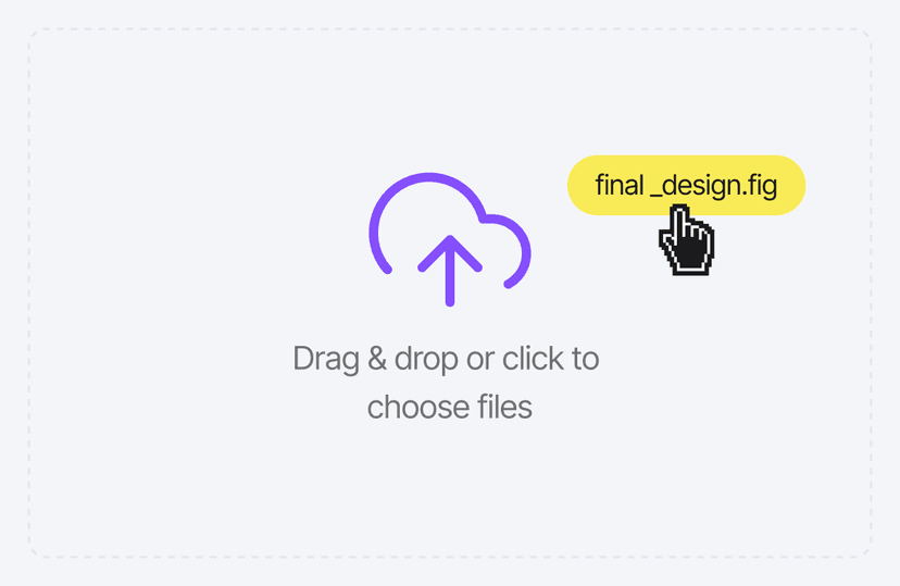 Fast and secure cloud upload feature