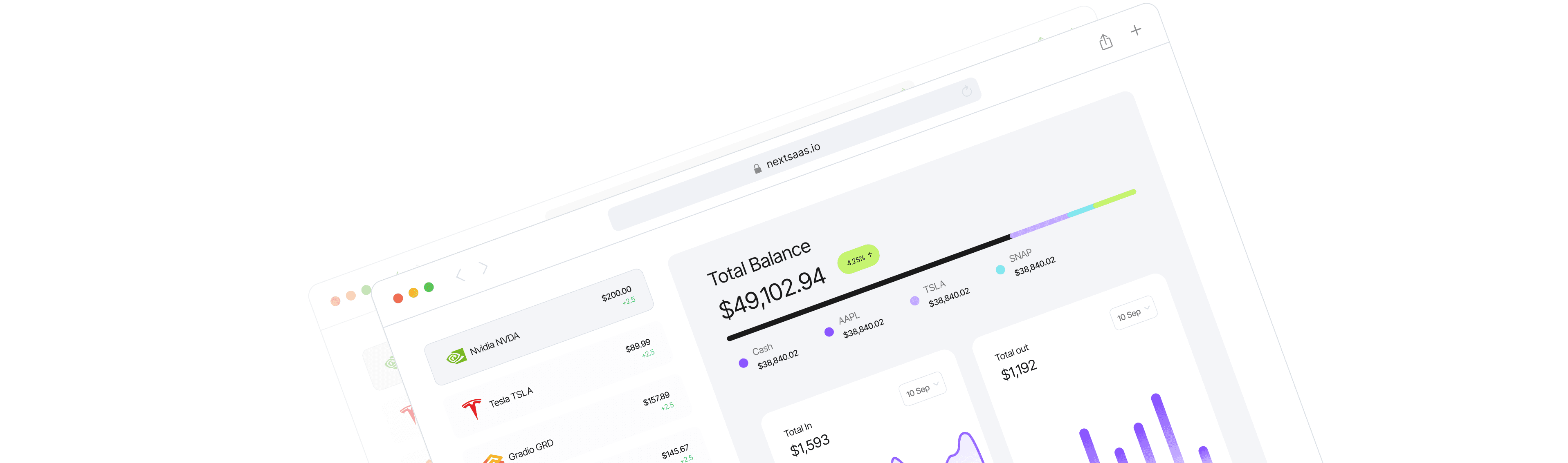 NextSaaS Hero Dashboard