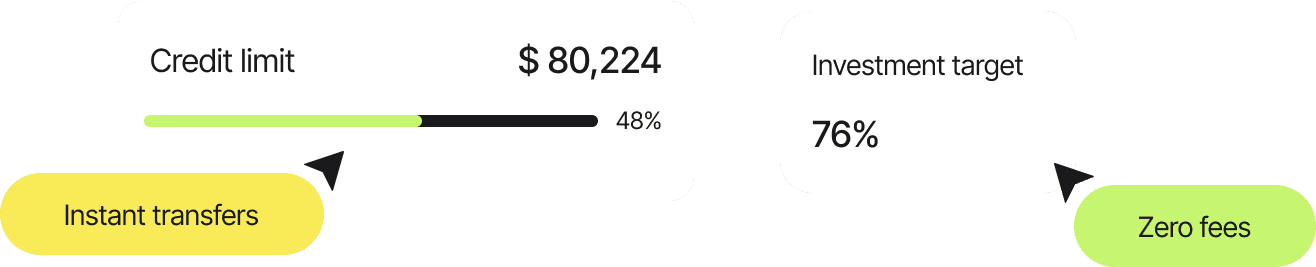 Decentralized asset management dashboard